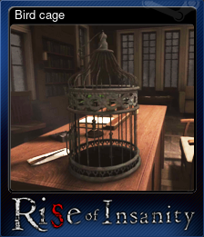 Series 1 - Card 6 of 6 - Bird cage