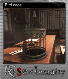 Series 1 - Card 6 of 6 - Bird cage