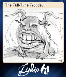 Series 1 - Card 1 of 5 - The Full-Time Frogdevil