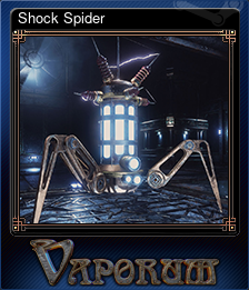 Series 1 - Card 1 of 7 - Shock Spider