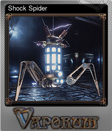 Series 1 - Card 1 of 7 - Shock Spider