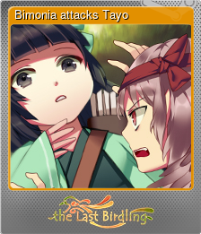 Series 1 - Card 1 of 8 - Bimonia attacks Tayo