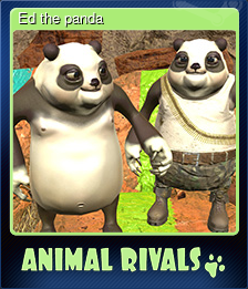 Series 1 - Card 3 of 7 - Ed the panda