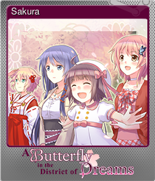 Series 1 - Card 5 of 5 - Sakura