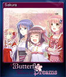 Series 1 - Card 5 of 5 - Sakura