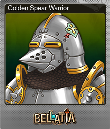Series 1 - Card 8 of 10 - Golden Spear Warrior