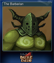 Series 1 - Card 5 of 8 - The Barbarian