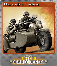 Series 1 - Card 2 of 9 - Motorcycle with sidecar