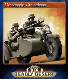 Series 1 - Card 2 of 9 - Motorcycle with sidecar