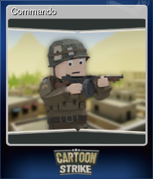 Series 1 - Card 1 of 8 - Commando