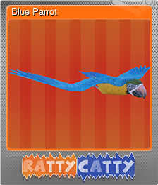 Series 1 - Card 8 of 8 - Blue Parrot