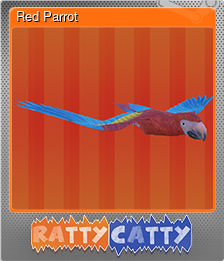 Series 1 - Card 7 of 8 - Red Parrot
