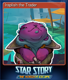 Series 1 - Card 8 of 10 - Iraplish the Trader