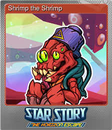 Series 1 - Card 2 of 10 - Shrimp the Shrimp