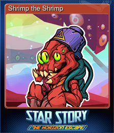 Series 1 - Card 2 of 10 - Shrimp the Shrimp