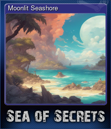 Series 1 - Card 2 of 5 - Moonlit Seashore