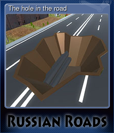 Series 1 - Card 5 of 7 - The hole in the road