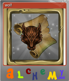 Series 1 - Card 1 of 5 - wolf