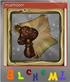 Series 1 - Card 4 of 5 - mushroom