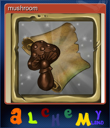 Series 1 - Card 4 of 5 - mushroom