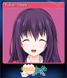 Series 1 - Card 5 of 5 - Yukari happy