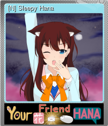 Series 1 - Card 4 of 5 - [N] Sleepy Hana