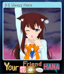 Series 1 - Card 4 of 5 - [N] Sleepy Hana