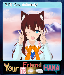 Series 1 - Card 5 of 5 - [UR] Yes, definitely!