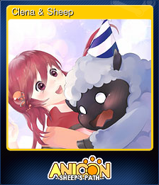 Series 1 - Card 3 of 5 - Clena & Sheep
