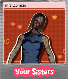 Series 1 - Card 3 of 10 - Mrs Zombie