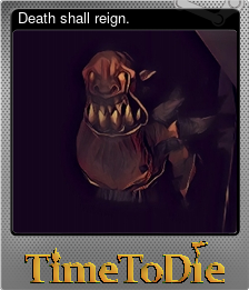 Series 1 - Card 1 of 11 - Death shall reign.