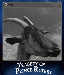Series 1 - Card 6 of 6 - Goat