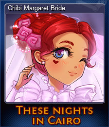 Series 1 - Card 5 of 5 - Chibi Margaret Bride