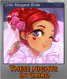 Series 1 - Card 5 of 5 - Chibi Margaret Bride