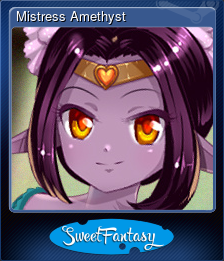 Series 1 - Card 3 of 6 - Mistress Amethyst