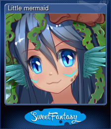 Series 1 - Card 4 of 6 - Little mermaid