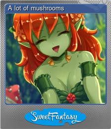 Series 1 - Card 5 of 6 - A lot of mushrooms