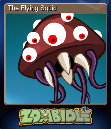 Series 1 - Card 9 of 12 - The Flying Squid