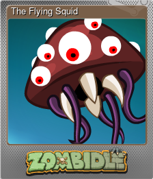 Series 1 - Card 9 of 12 - The Flying Squid