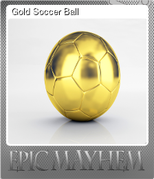 Series 1 - Card 5 of 5 - Gold Soccer Ball