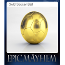 Gold Soccer Ball