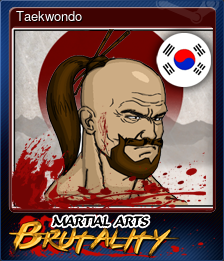 Series 1 - Card 5 of 7 - Taekwondo