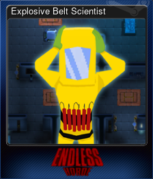 Series 1 - Card 3 of 7 - Explosive Belt Scientist