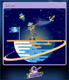 Series 1 - Card 3 of 7 - Diver