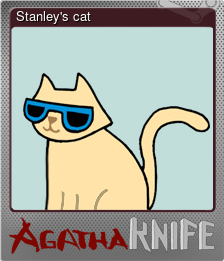 Series 1 - Card 5 of 10 - Stanley's cat