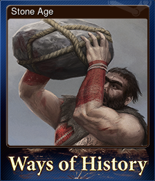 Series 1 - Card 5 of 5 - Stone Age