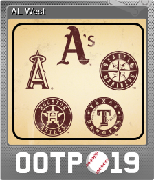 Series 1 - Card 3 of 6 - AL West