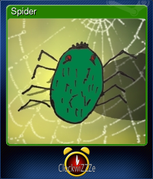 Series 1 - Card 7 of 9 - Spider