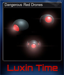 Series 1 - Card 2 of 5 - Dangerous Red Drones