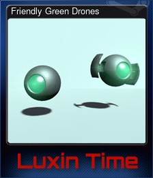 Series 1 - Card 1 of 5 - Friendly Green Drones